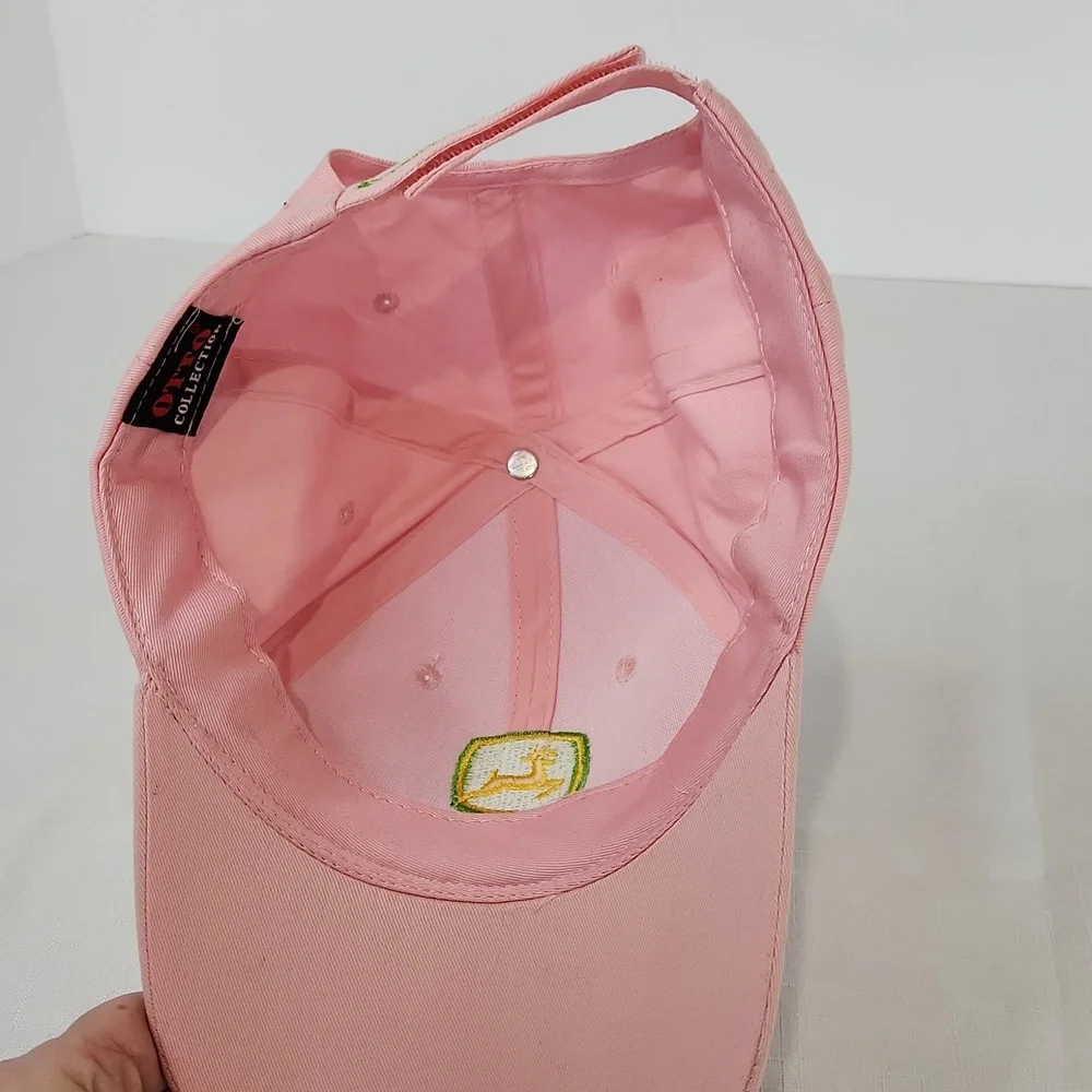 John Deere pink ball cap hat. Size OS